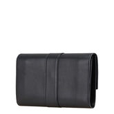 カルティエ トリニティ 長財布 ブラック レザー レディース CARTIER 【中古】